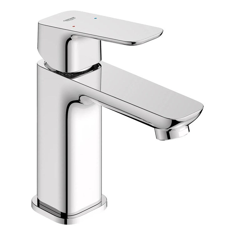 Lavatory Faucet Cubeo Small 1 Lever ADA WaterSense/cUPC StarLight Chrome 1.2 Gallons per Minute Deck Rigid Less Drain 1 Hole SilkMove/EcoJoy - Image 2