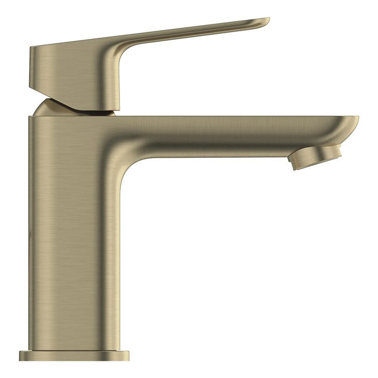 Lavatory Faucet Cubeo Small 1 Lever ADA WaterSense/cUPC Brushed Nickel Infinity 1.2 Gallons per Minute Deck Rigid Less Drain 1 Hole SilkMove/EcoJoy - Image 2