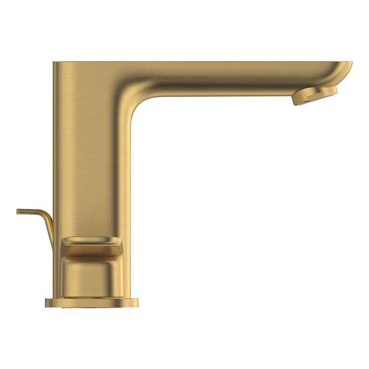 Lavatory Faucet Cubeo Widespread 8 Inch Spread 2 Lever ADA WaterSense Brushed Cool Sunrise 1.2 Gallons per Minute Deck Rigid Lift Rod 3 Hole SilkMove/EcoJoy - Image 2