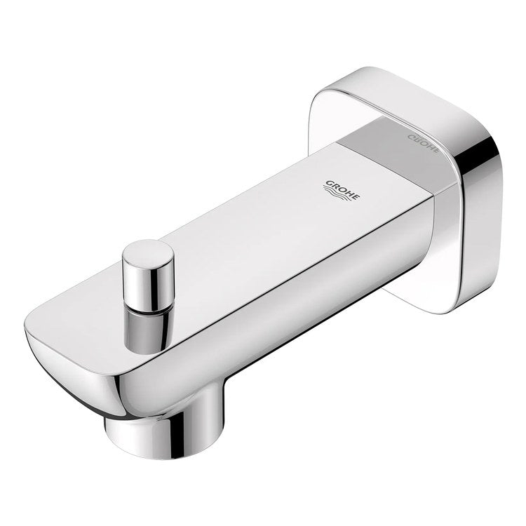Tub Spout Cubeo Pull Up Diverter StarLight Chrome 4-5/8 Inch Metal cUPC