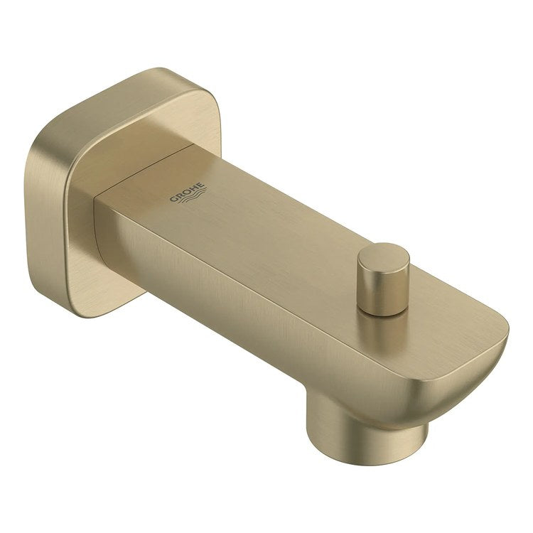 Tub Spout Cubeo Pull Up Diverter Brushed Nickel Infinity 4-5/8 Inch Metal cUPC - Image 2