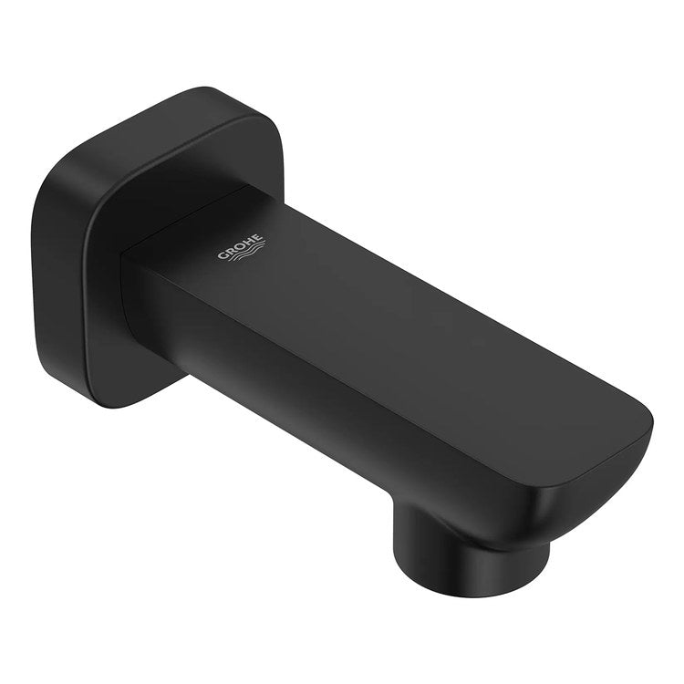 Tub Spout Cubeo Non-Diverter Matte Black 4-3/8 Inch Metal cUPC - Image 2