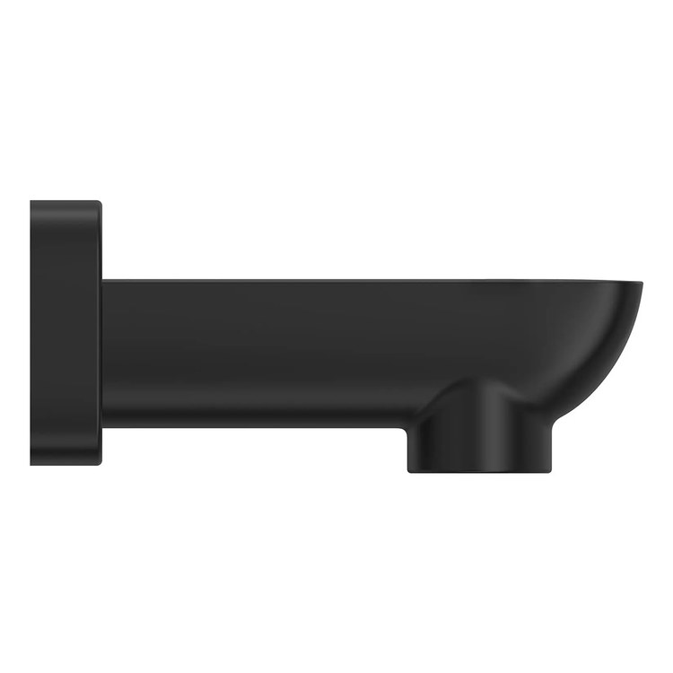 Tub Spout Cubeo Non-Diverter Matte Black 4-3/8 Inch Metal cUPC - Image 3