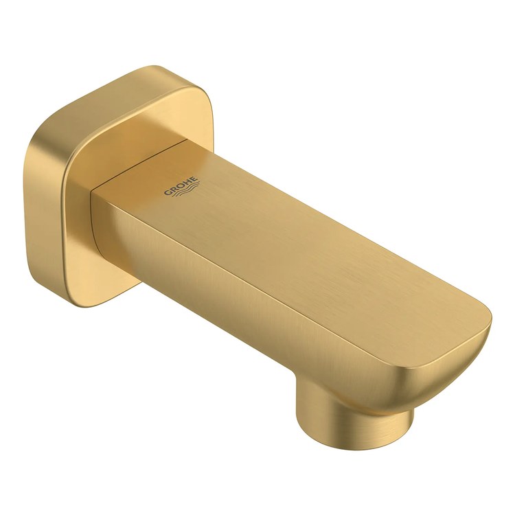Tub Spout Cubeo Non-Diverter Brushed Cool Sunrise 4-3/8 Inch Metal cUPC - Image 2