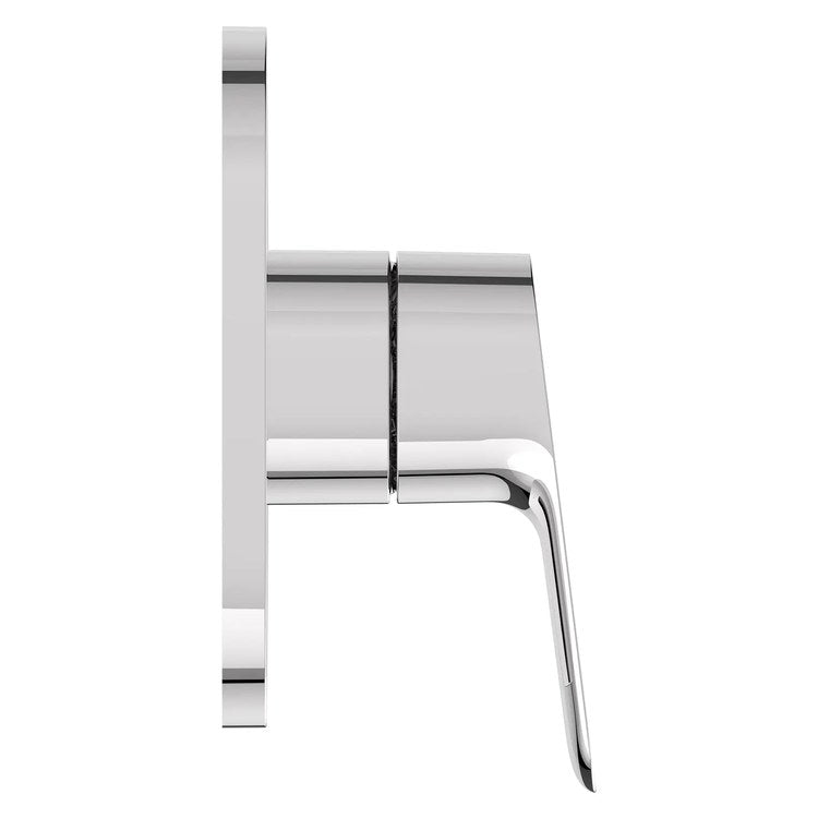 Pressure Balance Valve Trim Cubeo 1 Lever StarLight Chrome 6-1/4 Inch Square cUPC ADA - Image 3