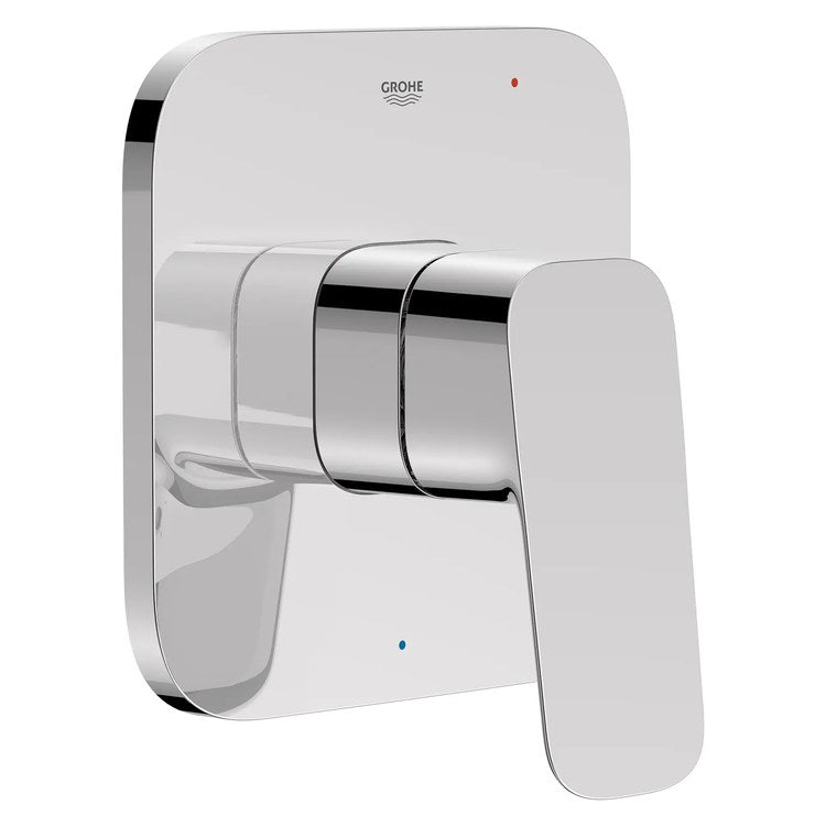 Pressure Balance Valve Trim Cubeo 1 Lever StarLight Chrome 6-1/4 Inch Square cUPC ADA - Image 1