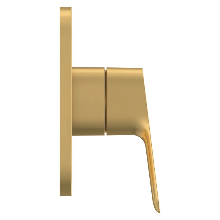 Pressure Balance Valve Trim Cubeo 1 Lever Brushed Cool Sunrise 6-1/4 Inch Square cUPC ADA - Image 3
