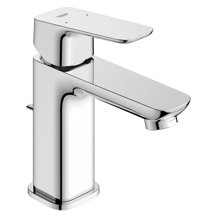 Lavatory Faucet Cubeo Small 1 Lever ADA WaterSense/cUPC StarLight Chrome 1.2 Gallons per Minute Deck Lift Rod 1 Hole SilkMove/EcoJoy - Image 2