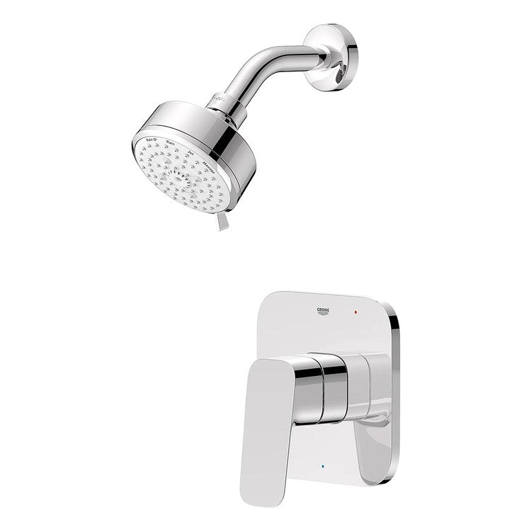 Shower Trim Cubeo Pressure Balance Valve Kit 1 Lever StarLight Chrome 4 Functions WaterSense/cUPC ADA 1.75 Gallons per Minute - Image 3