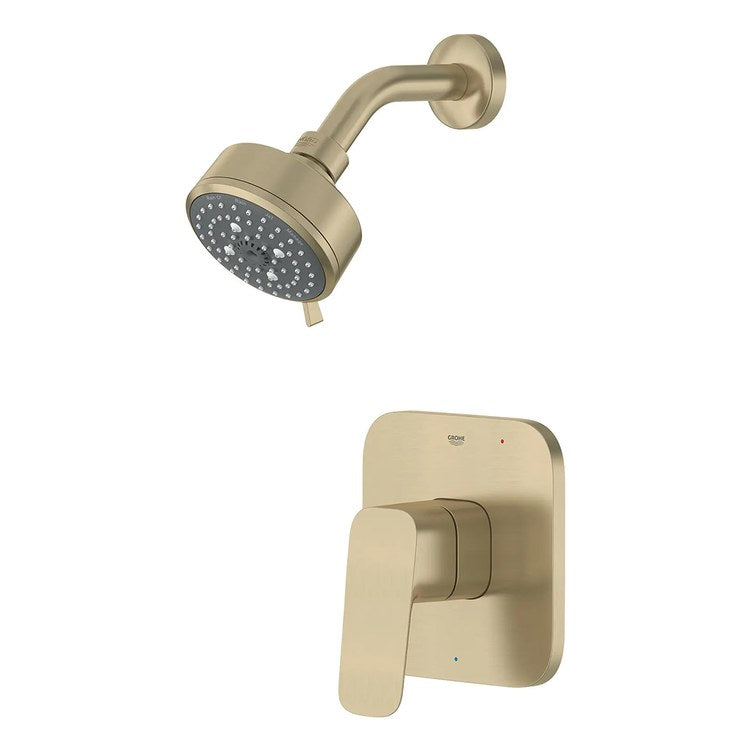 Shower Trim Cubeo Pressure Balance Valve Kit 1 Lever Brushed Nickel Infinity 4 Functions WaterSense/cUPC ADA 1.75 Gallons per Minute - Image 1