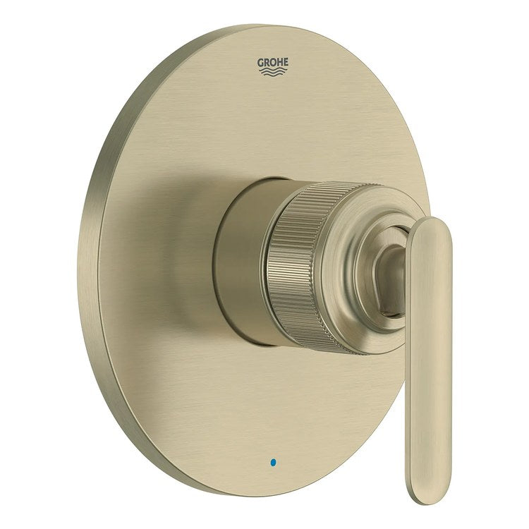 Pressure Balance Valve Trim Listra 1 Lever Brushed Nickel Infinity 6-1/4 Inch Round cUPC ADA - Image 1