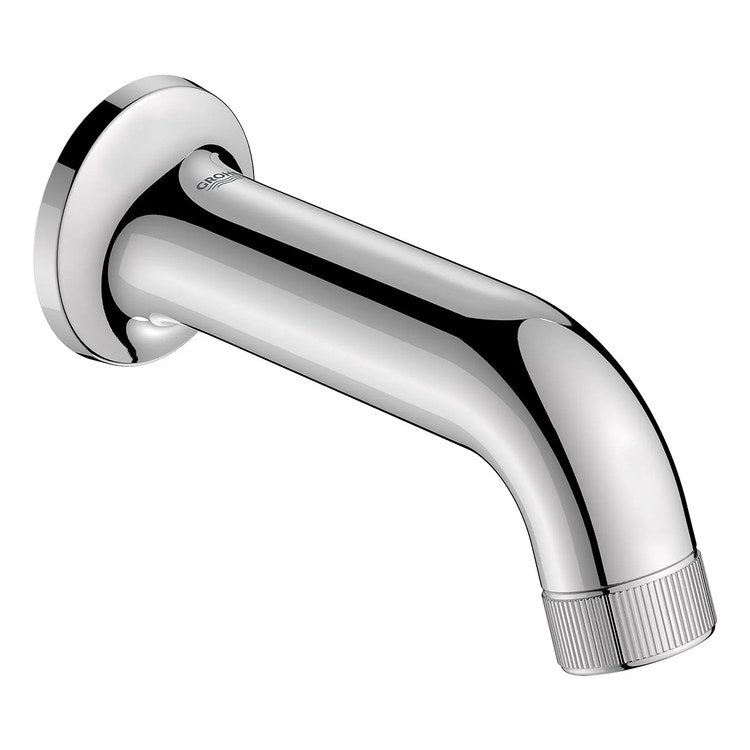 Tub Spout Listra Non-Diverter StarLight Chrome 6-3/4 Inch Metal 1/2-14 Inch NPT cUPC