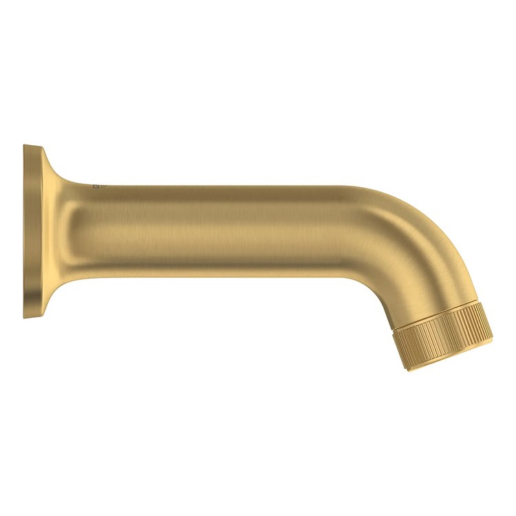 Tub Spout Listra Non-Diverter Brushed Cool Sunrise 6-3/4 Inch Metal 1/2-14 Inch NPT cUPC - Image 2