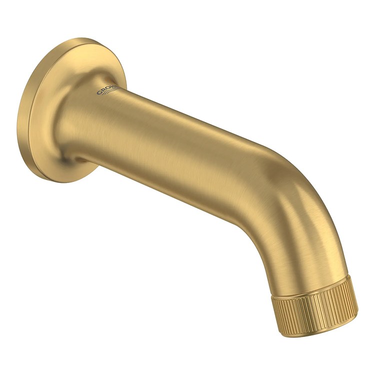 Tub Spout Listra Non-Diverter Brushed Cool Sunrise 6-3/4 Inch Metal 1/2-14 Inch NPT cUPC