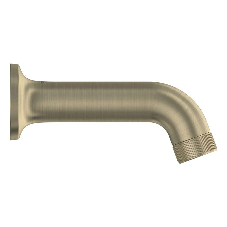 Tub Spout Listra Non-Diverter Brushed Nickel Infinity 6-3/4 Inch Metal 1/2-14 Inch NPT cUPC - Image 2