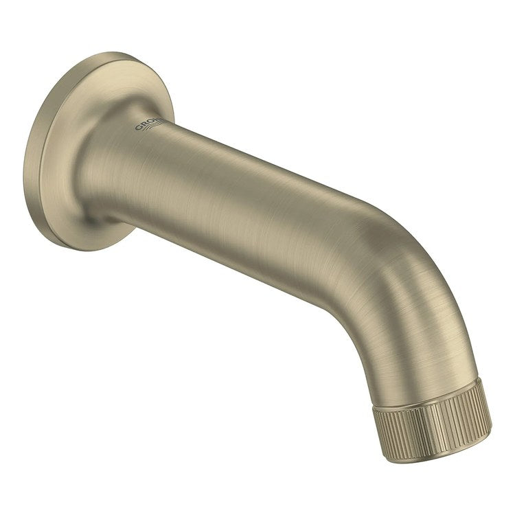 Tub Spout Listra Non-Diverter Brushed Nickel Infinity 6-3/4 Inch Metal 1/2-14 Inch NPT cUPC