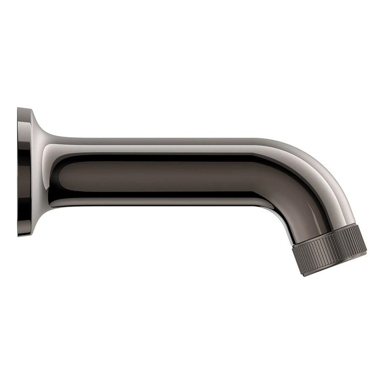 Tub Spout Listra Non-Diverter Hard Graphite 6-3/4 Inch Metal 1/2-14 Inch NPT cUPC - Image 2