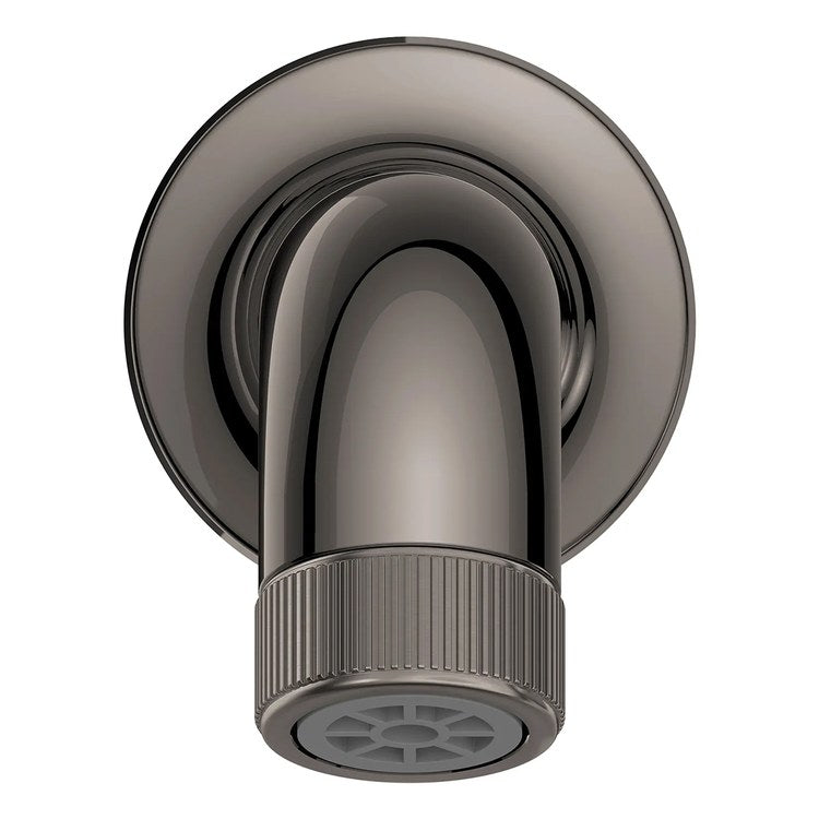 Tub Spout Listra Non-Diverter Hard Graphite 6-3/4 Inch Metal 1/2-14 Inch NPT cUPC - Image 3