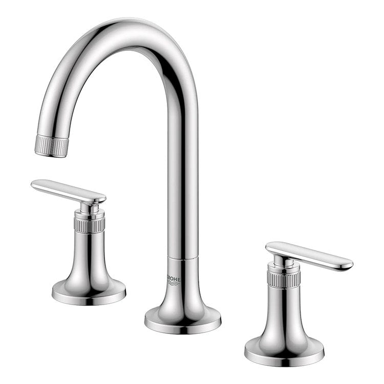 Lavatory Faucet Listra Widespread 8 Inch Spread Less Handle WaterSense/CALGreen/cUPC StarLight Chrome 1.2 Gallons per Minute Deck 3 Hole EcoJoy - Image 2