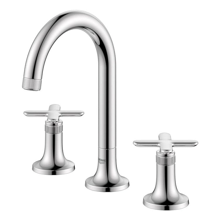 Lavatory Faucet Listra Widespread 8 Inch Spread Less Handle WaterSense/CALGreen/cUPC StarLight Chrome 1.2 Gallons per Minute Deck 3 Hole EcoJoy - Image 3