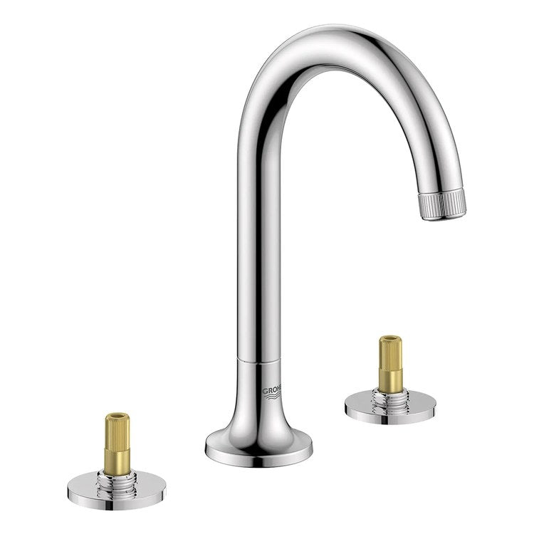 Lavatory Faucet Listra Widespread 8 Inch Spread Less Handle WaterSense/CALGreen/cUPC StarLight Chrome 1.2 Gallons per Minute Deck 3 Hole EcoJoy