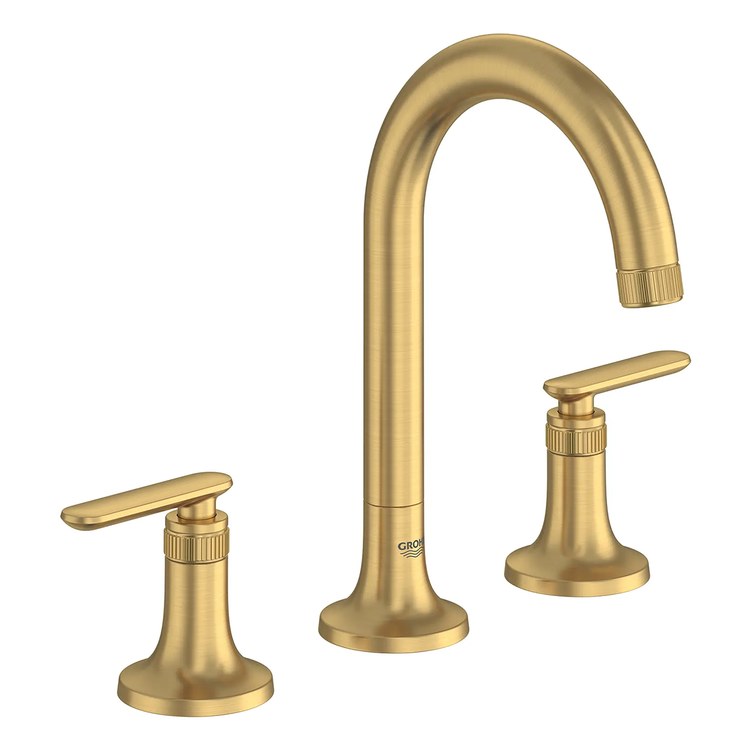 Lavatory Faucet Listra Widespread 8 Inch Spread Less Handle WaterSense/CALGreen/cUPC Brushed Cool Sunrise 1.2 Gallons per Minute Deck 3 Hole EcoJoy - Image 2