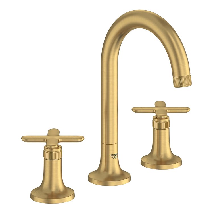 Lavatory Faucet Listra Widespread 8 Inch Spread Less Handle WaterSense/CALGreen/cUPC Brushed Cool Sunrise 1.2 Gallons per Minute Deck 3 Hole EcoJoy - Image 3