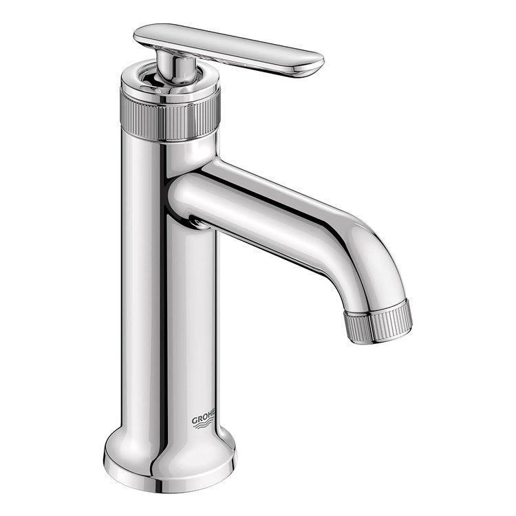 Lavatory Faucet Listra Medium 1 Lever ADA WaterSense/CALGreen/cUPC StarLight Chrome 1.2 Gallons per Minute Deck Rigid Push Pop-Up 1 Hole SilkMove/EcoJoy