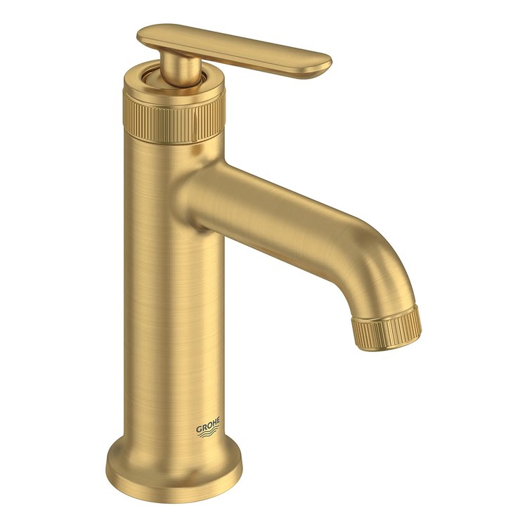 Lavatory Faucet Listra Medium 1 Lever ADA WaterSense/CALGreen/cUPC Brushed Cool Sunrise 1.2 Gallons per Minute Deck Rigid Push Pop-Up 1 Hole SilkMove/EcoJoy - Image 2