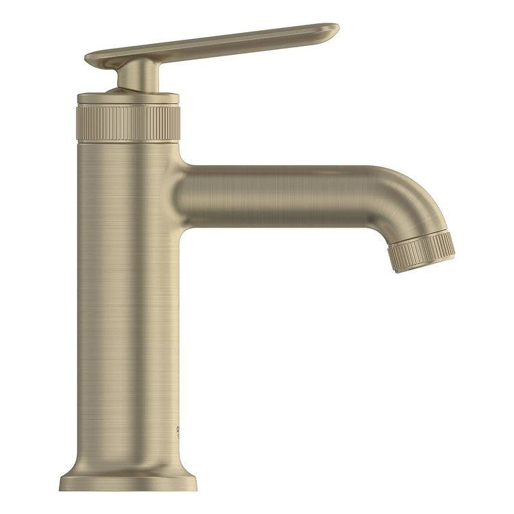 Lavatory Faucet Listra Medium 1 Lever ADA WaterSense/CALGreen/cUPC Brushed Nickel Infinity 1.2 Gallons per Minute Deck Rigid Push Pop-Up 1 Hole SilkMove/EcoJoy - Image 2