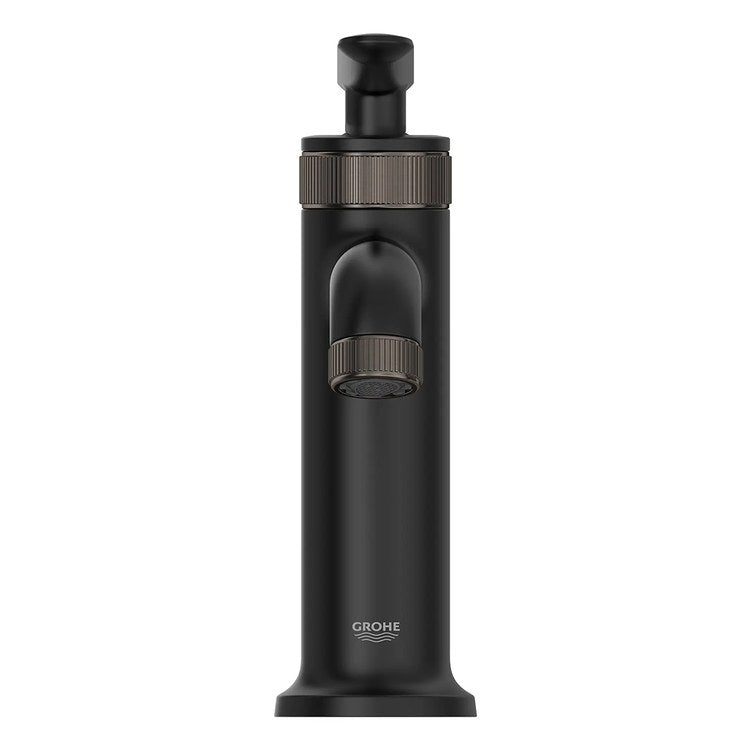Lavatory Faucet Listra Medium 1 Lever ADA WaterSense/CALGreen/cUPC Matte Black 1.2 Gallons per Minute Deck Rigid Push Pop-Up 1 Hole SilkMove/EcoJoy - Image 3