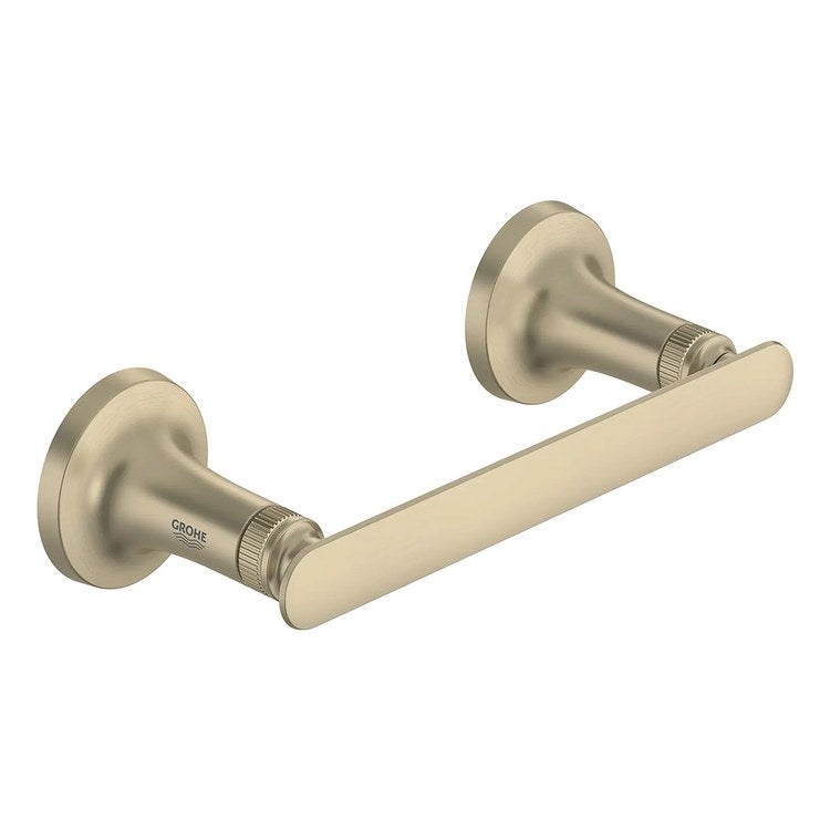 Toilet Paper Holder Listra Pivot Brushed Nickel Infinity Metal 3-3/4 Inch Wall