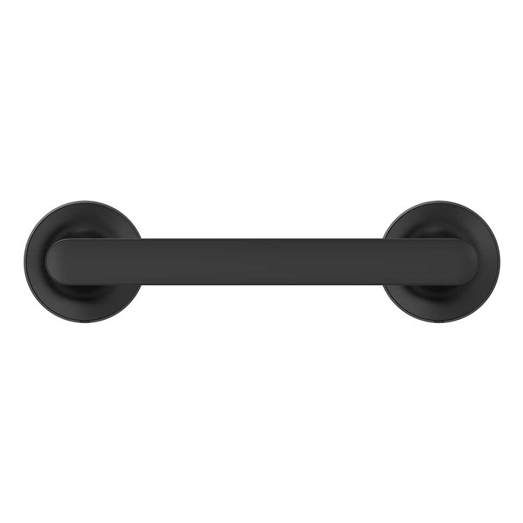 Toilet Paper Holder Listra Pivot Matte Black Metal 3-3/4 Inch Wall - Image 2