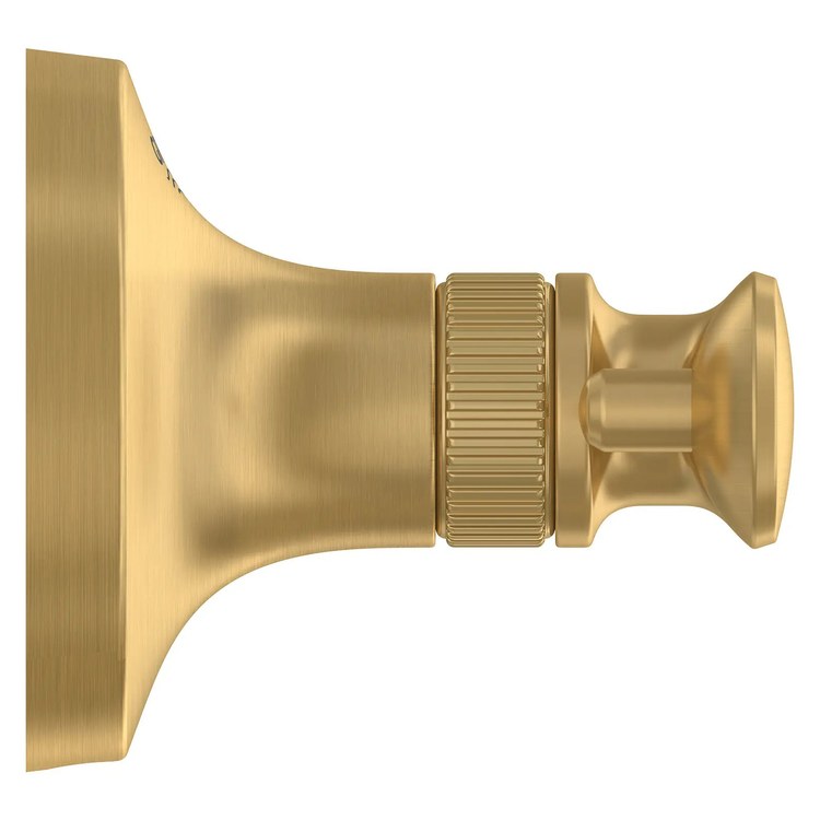 Robe Hook Listra Single Brushed Cool Sunrise 2-1/2 Inch Wall Metal - Image 3