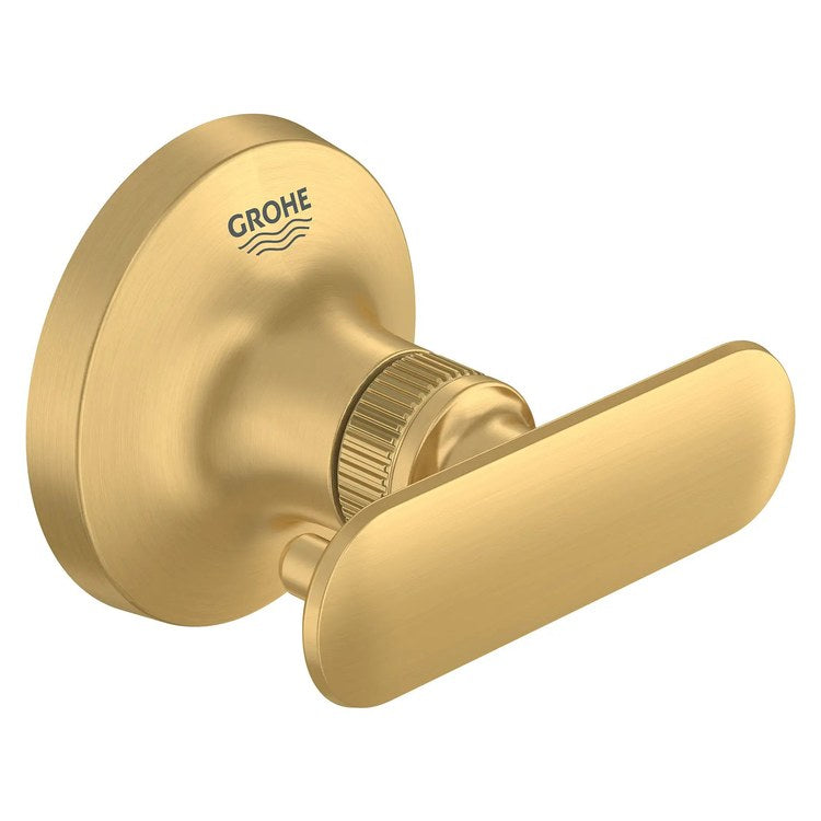 Robe Hook Listra Single Brushed Cool Sunrise 2-1/2 Inch Wall Metal