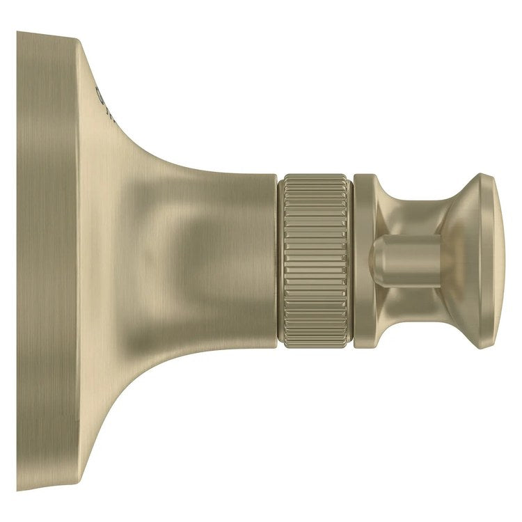 Robe Hook Listra Single Brushed Nickel Infinity 2-1/2 Inch Wall Metal - Image 3