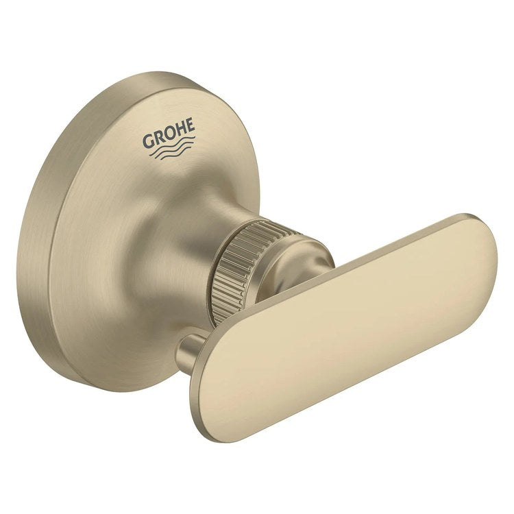 Robe Hook Listra Single Brushed Nickel Infinity 2-1/2 Inch Wall Metal