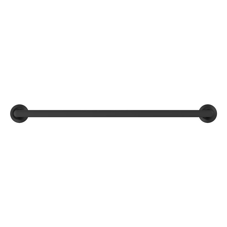Towel Bar Listra 24 Inch Single Matte Black Metal - Image 2