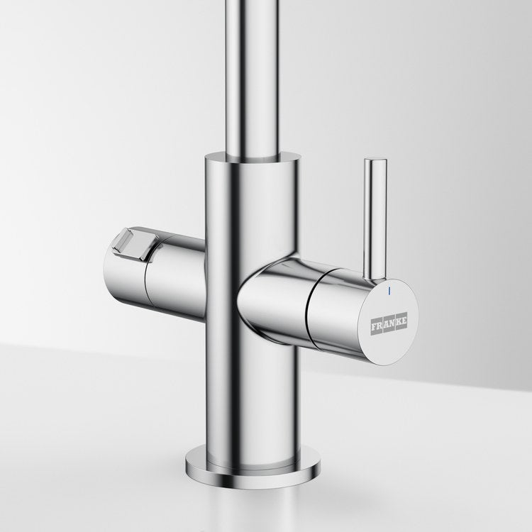Filter Faucet Maris Lario Hot/Cold 5-7/16 Inch Spread 2 Knob/Lever Polished Chrome - Image 3