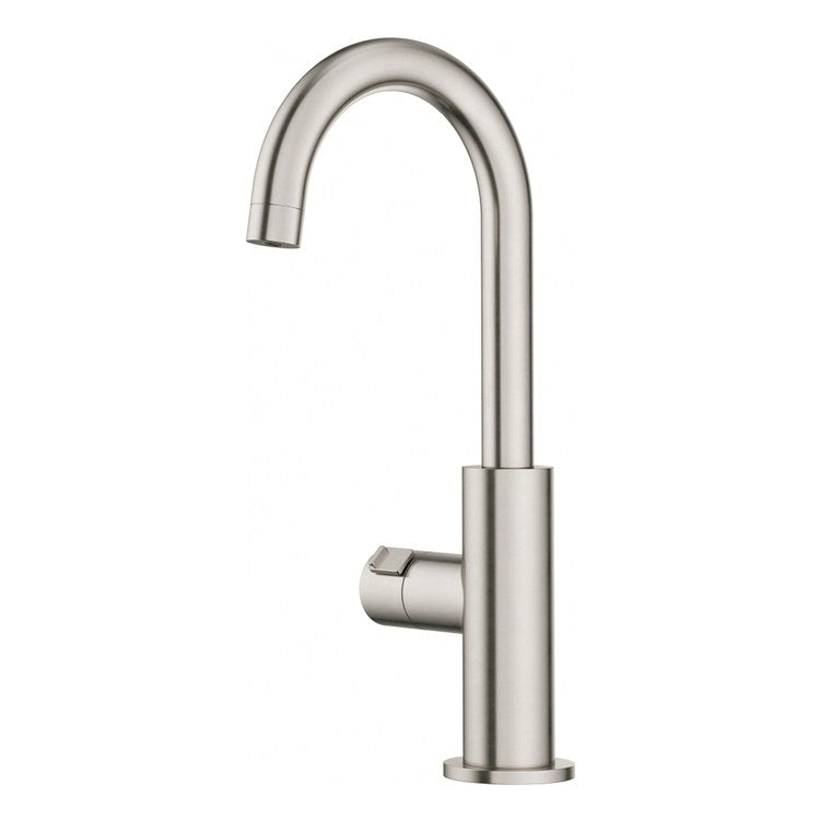 Hot Water Dispenser Maris Lario Filtered Less Handle Swivel 360 DEG J-Spout Satin Nickel