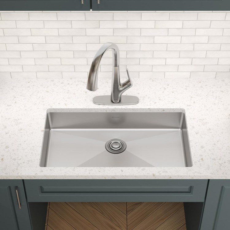 Sink Bowl Crosstown 18G 1 Bowls Undermount 31-1/2 x 18-1/2 x 5-1/2 Inch Polished Satin ADA - Image 3