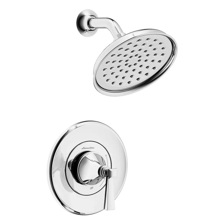 Shower Trim Glenmere Water Efficient 1 Lever Polished Chrome 1 Functions 1.8 Gallons per Minute Round - Image 2
