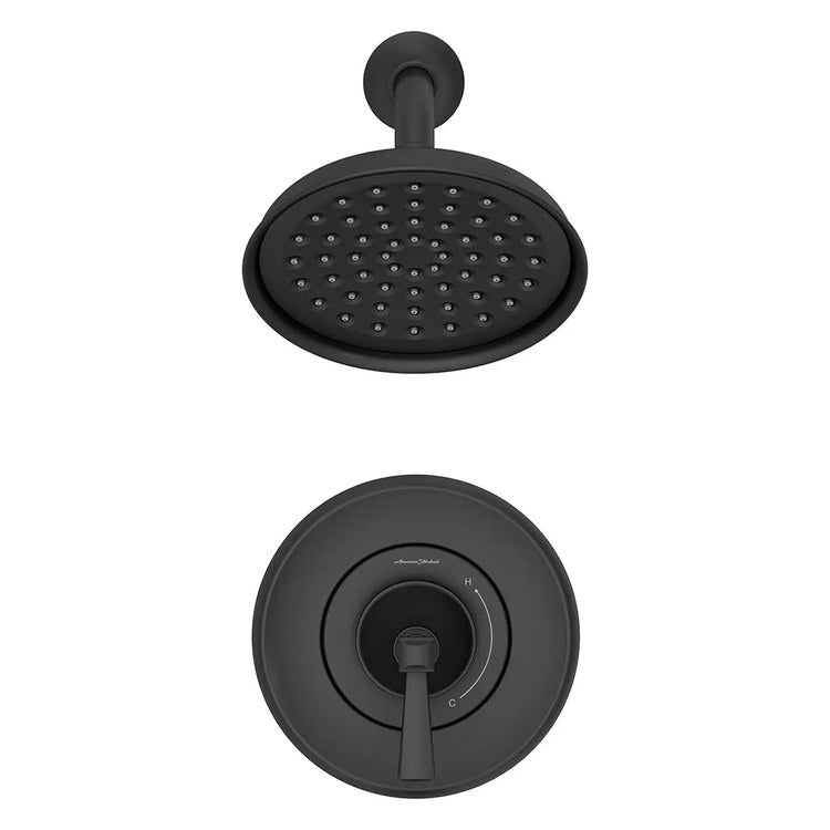 Shower Trim Glenmere Water Efficient 1 Lever Matte Black 1 Functions 1.8 Gallons per Minute Round - Image 2