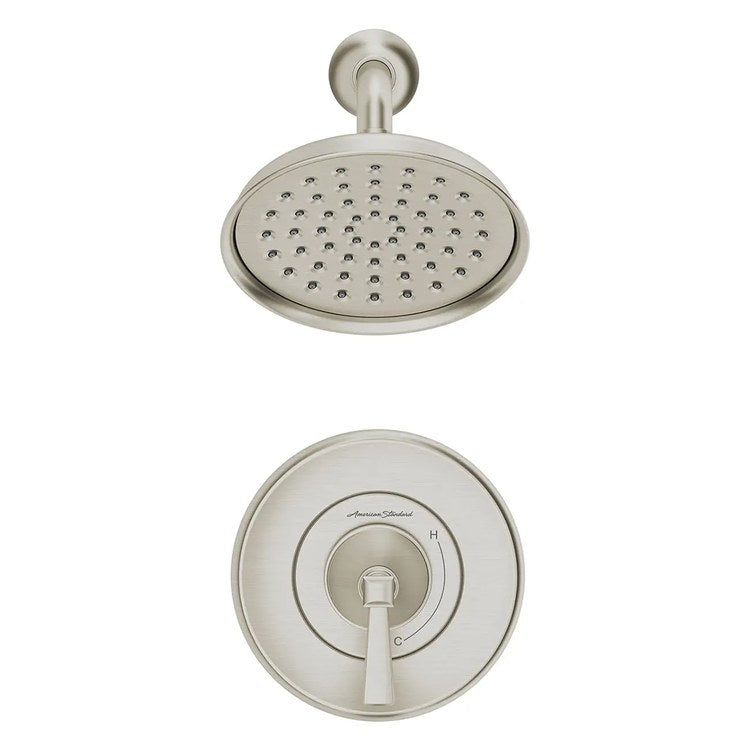 Shower Trim Glenmere Water Efficient 1 Lever Brushed Nickel 1 Functions 1.8 Gallons per Minute Round - Image 1