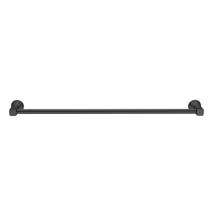 Towel Bar Glenmere 24 Inch Matte Black Metal - Image 2
