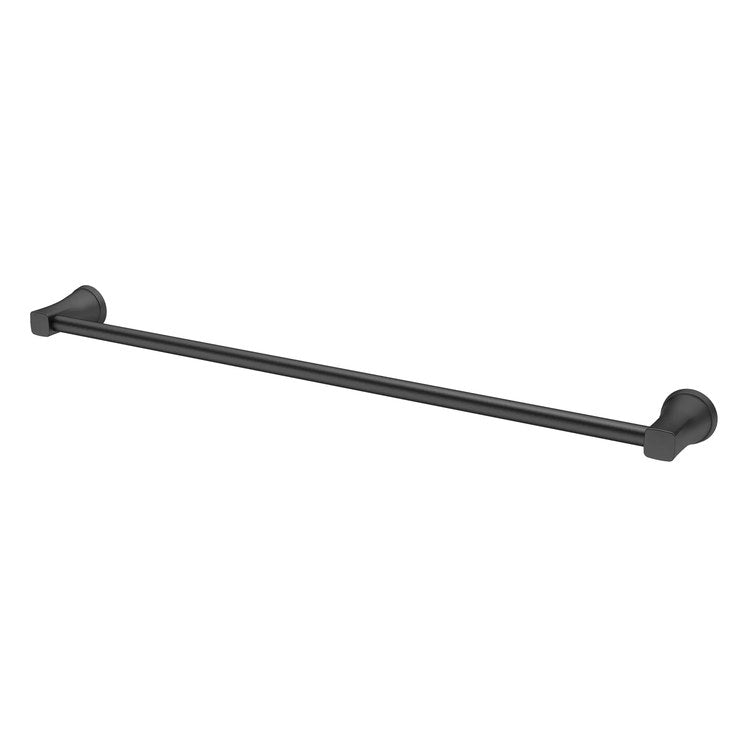 Towel Bar Glenmere 24 Inch Matte Black Metal - Image 3