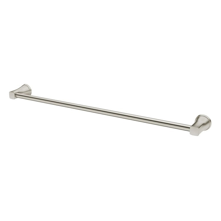 Towel Bar Glenmere 24 Inch Brushed Nickel Metal - Image 2