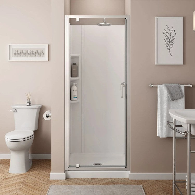 Shower Base New Mainstream Alcove Square Arctic 32 x 32 x 3-1/4 Inch High Gloss Acrylic Center Drain - Image 3