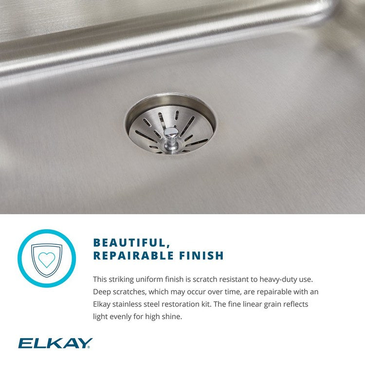 Sink Bowl Lustertone 18G 1 Bowls Undermount 25-1/2 x 19-1/4 x 8 Inch Lustrous Satin - Image 2