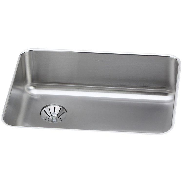 Sink Bowl Lustertone 18G 1 Bowls Undermount 25-1/2 x 19-1/4 x 8 Inch Lustrous Satin